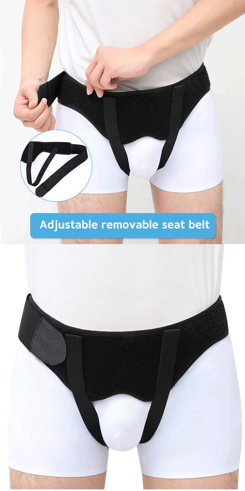 Groin Hernia Support Compression Pads Pain Relief Truss Brace Umbilical Medical Inguinal Hernia Belt for Men and Women