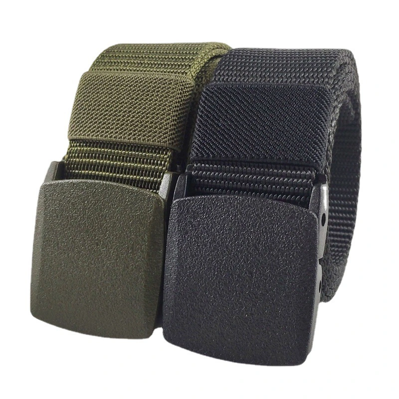Strong and Durable Men&prime; S Multifunctional Army Style Tactics Belt Imitation Nylon Military Style Tactical Waist Belt