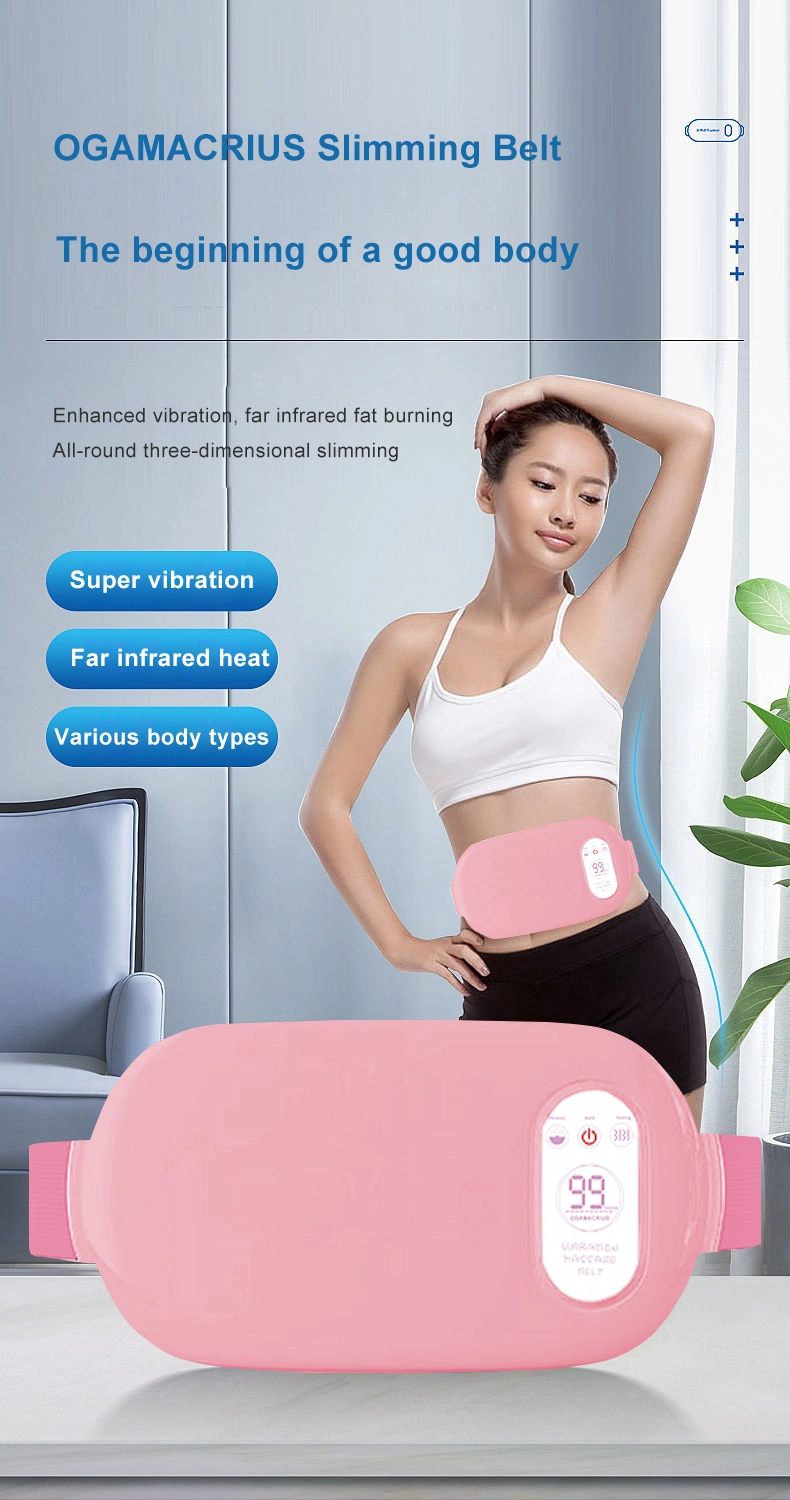Ningdecrius 2022 Factory Vibrating Belly Shape Work out Sweat Shaper Tummy Belly Waist Trimmer Infrared Fat Burning Electric Slimming Belts for Women