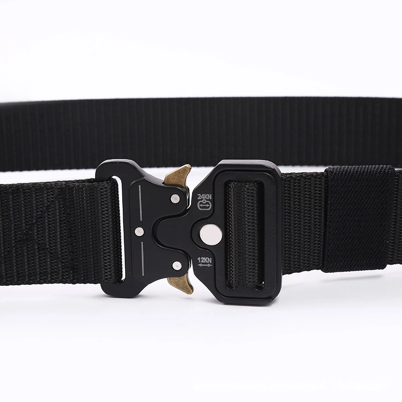 Nylon Tactical Belt Quick Release Belts Outdoor Training Combat Belts