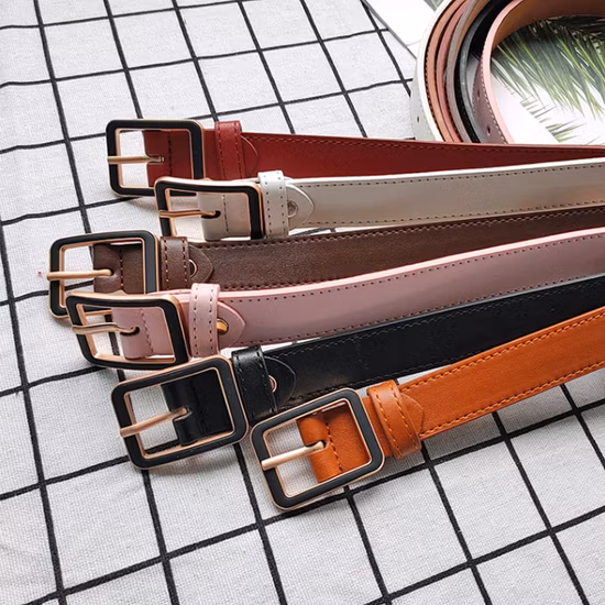 Creative Ladies Fashion Decorative PU Belt Jeans Casual Pants Belt for Women